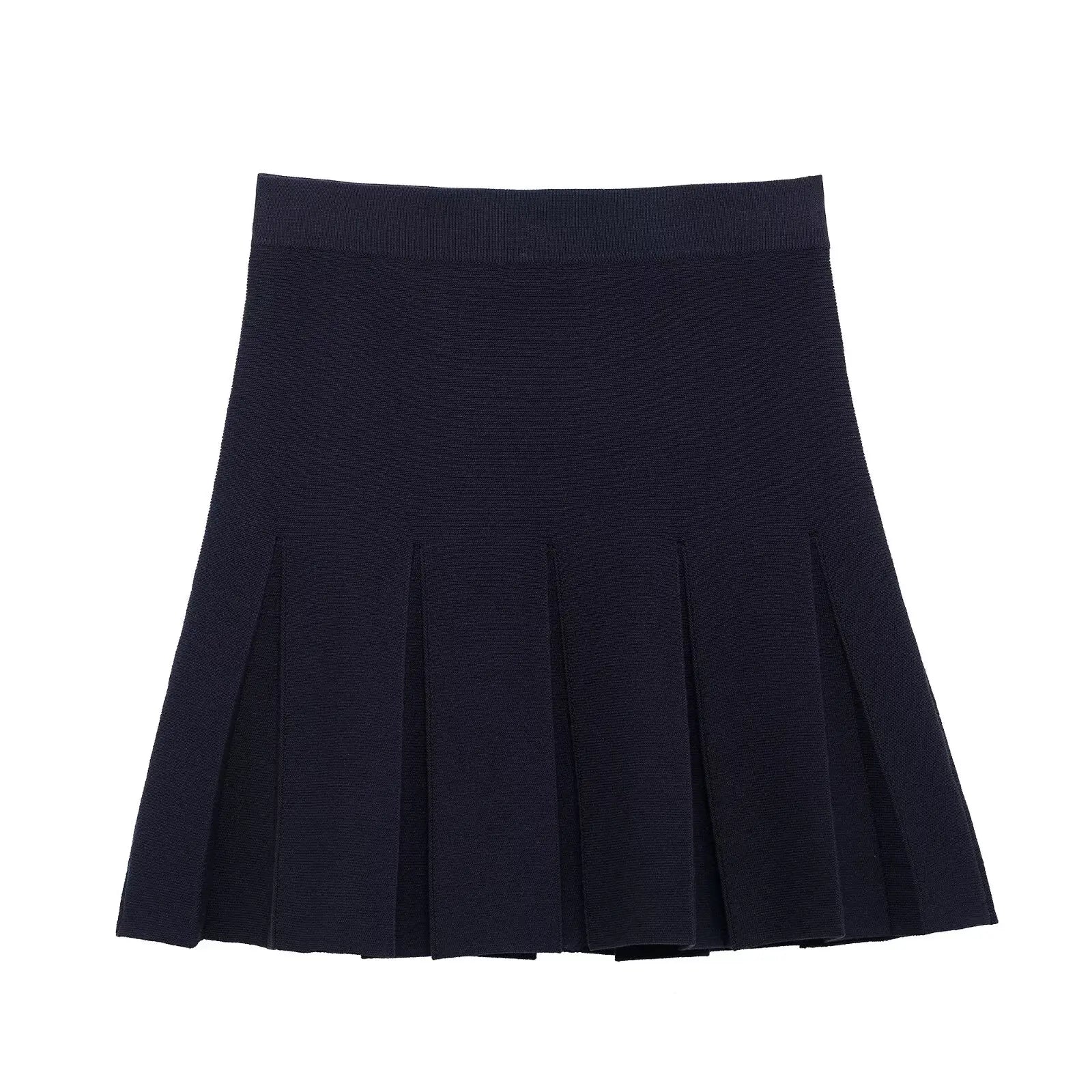 Strick Zweiteiler Damen – Eleganter Cardigan mit Knöpfen & Minirock